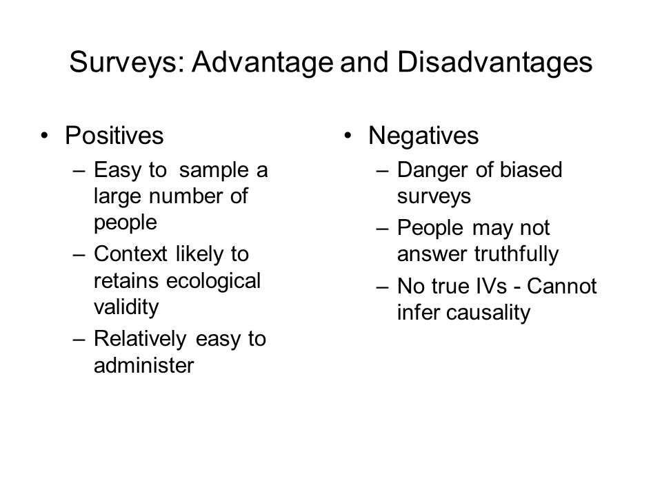 Advantage and disadvantage of questionnaire